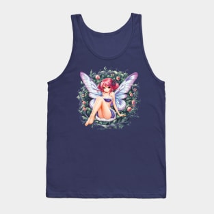 Moth Girl anime, cute giant monster kawaii anime tee Tank Top